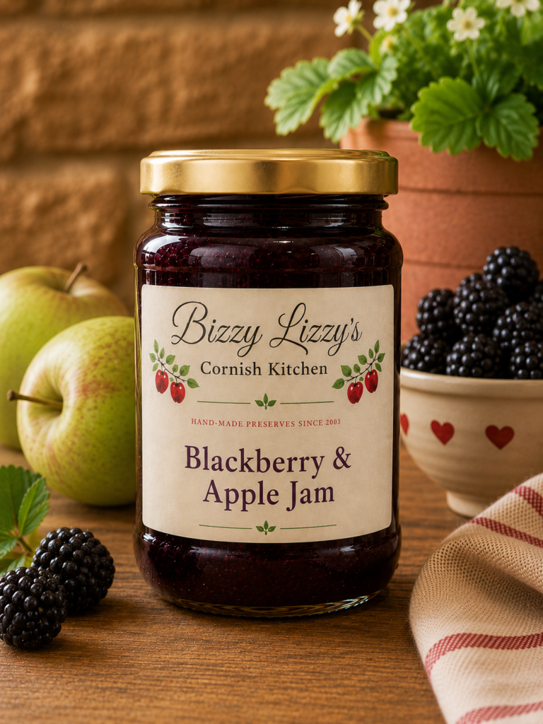 Jams & Marmalades blackberry and apple jam web image